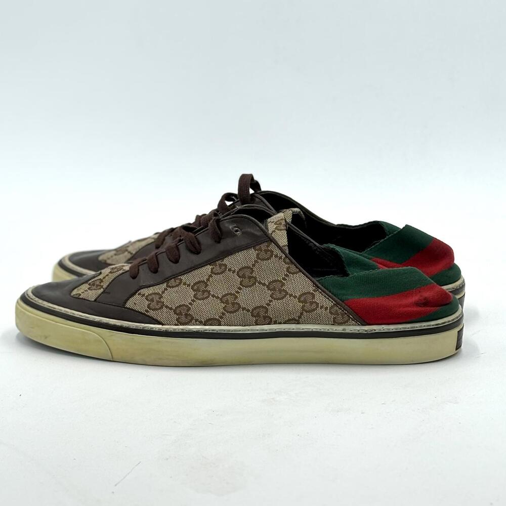 Gucci Coda Guccissima sneakers red green web